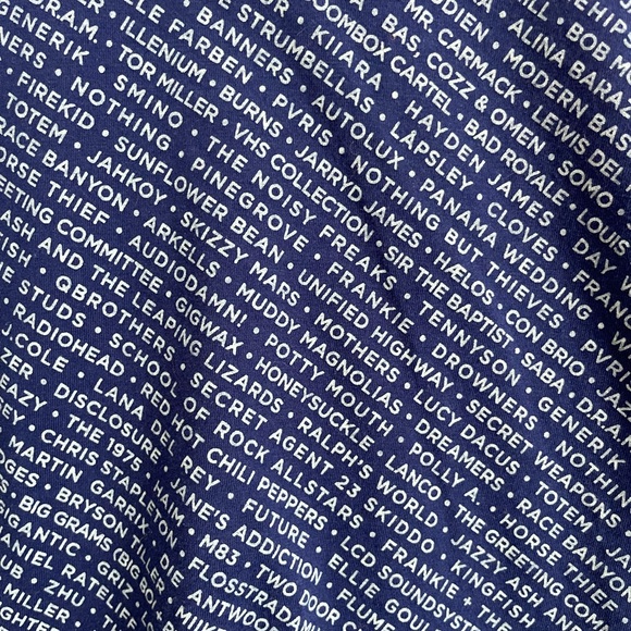 RARE Lollapalooza x Brooklyn Cloth Mfg. Co. Shirt 25 Year Anniversary US Size M - Picture 4 of 5